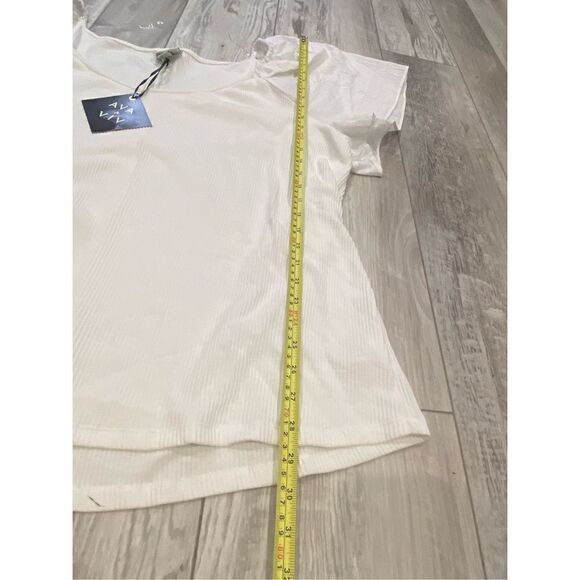 Ava & Viv plus size white blouse, size 3X - Picture 11 of 11